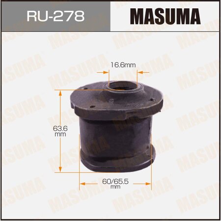 Silent block suspension bush Masuma, RU-278