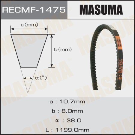 Drive V-Belt Masuma, 10x1199 mm, 1475