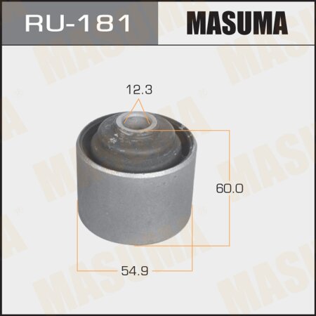 Silent block suspension bush Masuma, RU-181