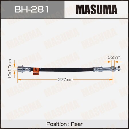 Brake hose Masuma, BH-281