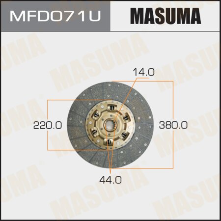 Clutch disc Masuma, MFD071U