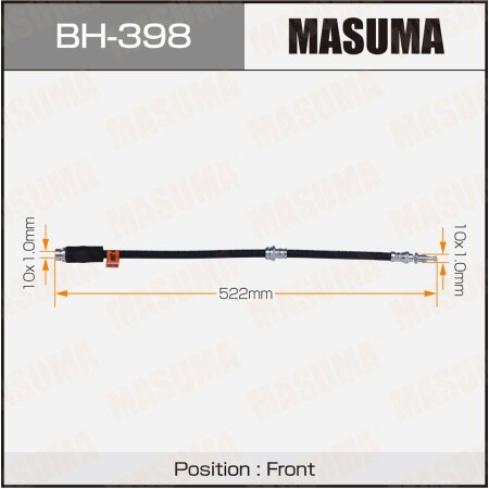 Brake hose Masuma, BH-398