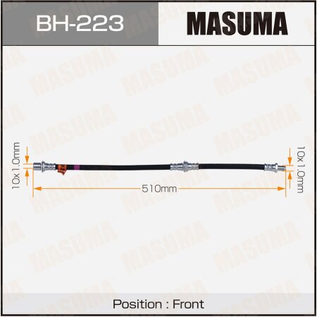 Brake hose Masuma, BH-223