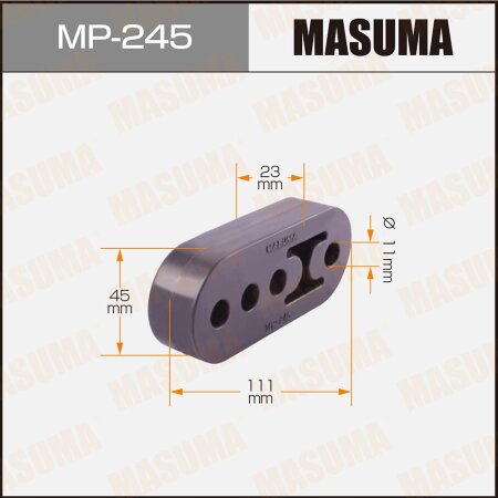 Exhaust muffler hanger Masuma, MP-245