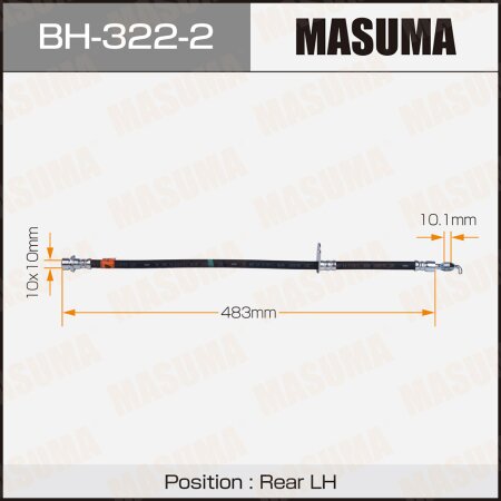 Brake hose Masuma, BH-322-2