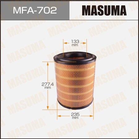 Air filter Masuma, MFA-702