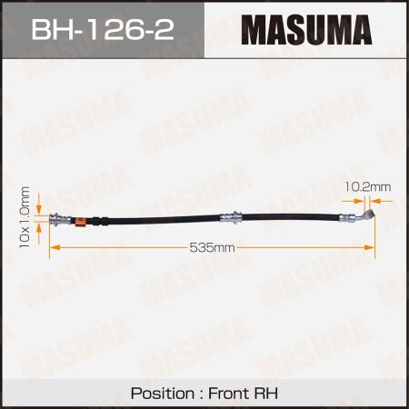 Brake hose Masuma, BH-126-2