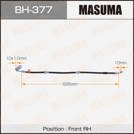 Brake hose Masuma, BH-377