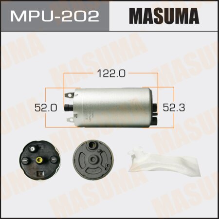Fuel pump Masuma 100 LPH, 3kg/cm2, with filter MPU-001, MPU-202