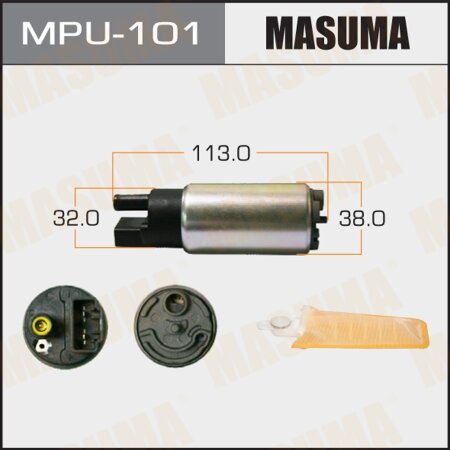 Fuel pump Masuma 100 LPH, 3kg/cm2, with filter MPU-002, MPU-101