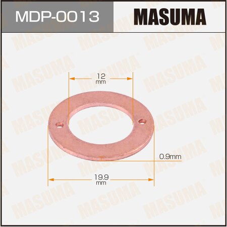 Injection nozzle washer Masuma 12х19.9х0.9, MDP-0013