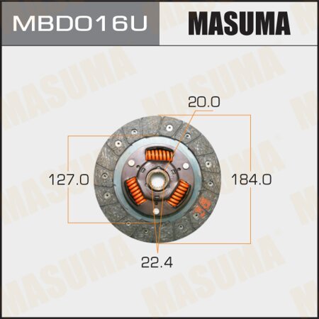 Clutch disc Masuma, MBD016U