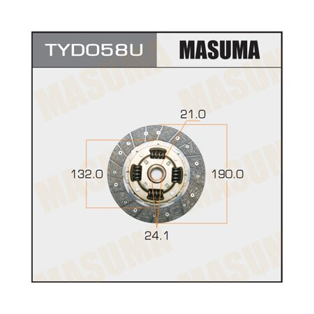 Clutch disc Masuma, TYD058