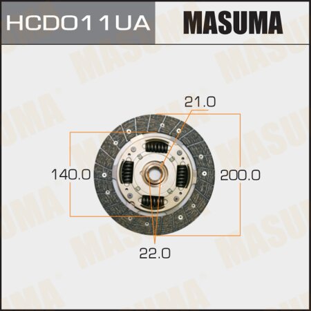 Clutch disc Masuma, HCD011UA