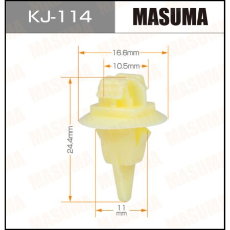 Retainer clip Masuma plastic, KJ-114