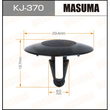 Retainer clip Masuma plastic, KJ-370