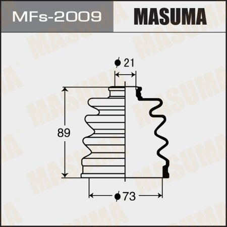 CV Joint boot Masuma (silicone), MFs-2009