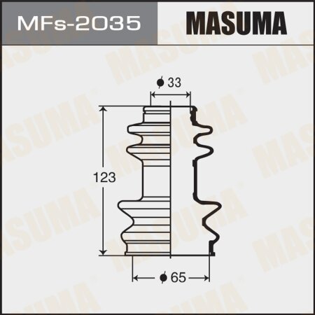 CV Joint boot Masuma (silicone), MFs-2035