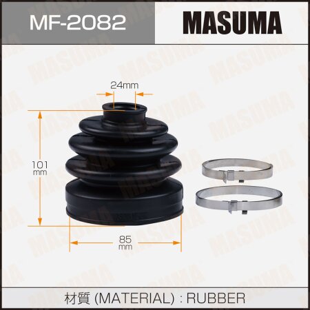 CV Joint boot Masuma (rubber), MF-2082