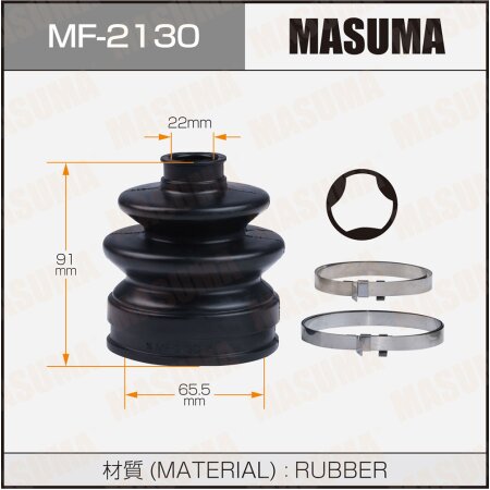 CV Joint boot Masuma (rubber), MF-2130