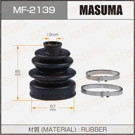 CV Joint boot Masuma (rubber), MF-2139