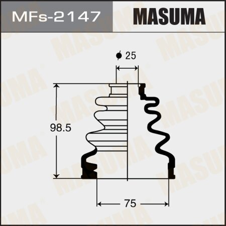 CV Joint boot Masuma (silicone), MFs-2147
