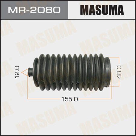 Steering gear boot Masuma (rubber), MR-2080