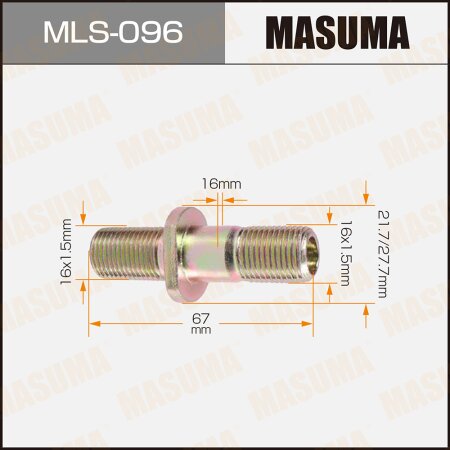 Wheel stud Masuma M16x1.5(R), M16x1.5(R) , MLS-096