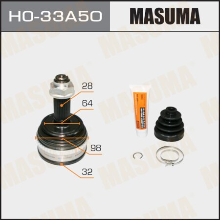 CV joint (outer) Masuma, HO-33A50