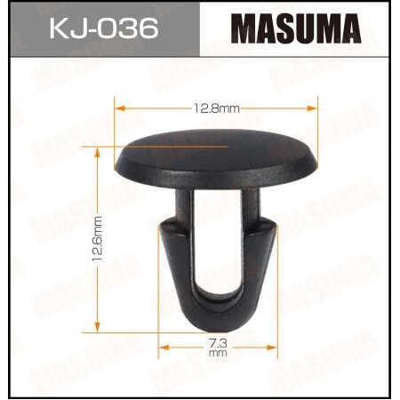 Retainer clip Masuma plastic, KJ-036