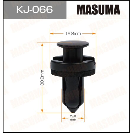 Retainer clip Masuma plastic, KJ-066