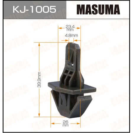 Retainer clip Masuma plastic, KJ-1005