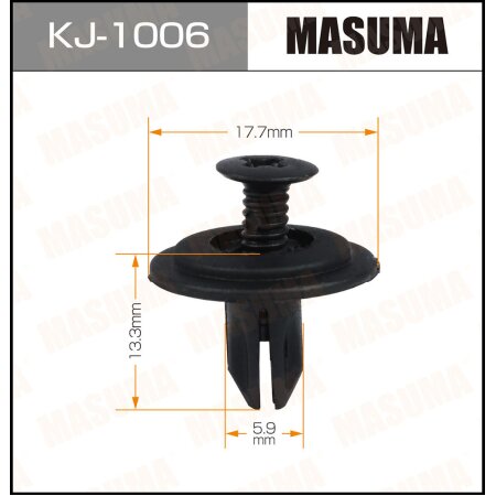 Retainer clip Masuma plastic, KJ-1006