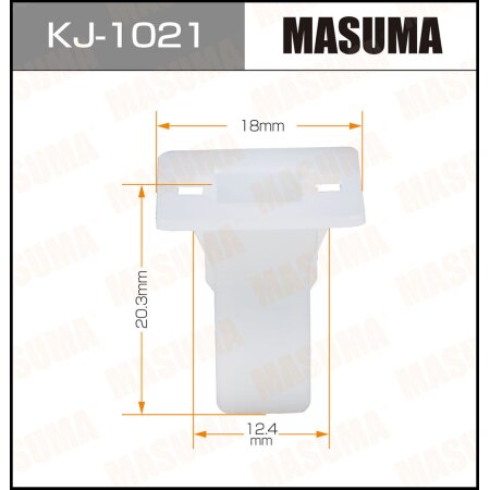 Retainer clip Masuma plastic, KJ-1021