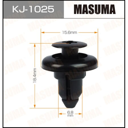 Retainer clip Masuma plastic, KJ-1025