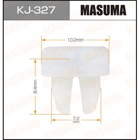 Retainer clip Masuma plastic, KJ-327