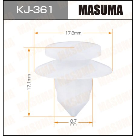 Retainer clip Masuma plastic, KJ-361