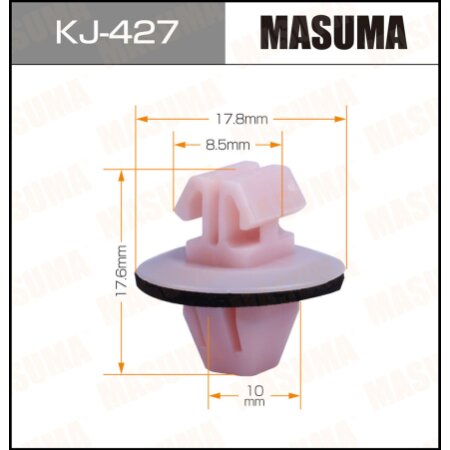 Retainer clip Masuma plastic, KJ-427