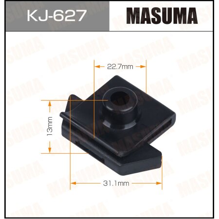 Retainer clip Masuma plastic, KJ-627