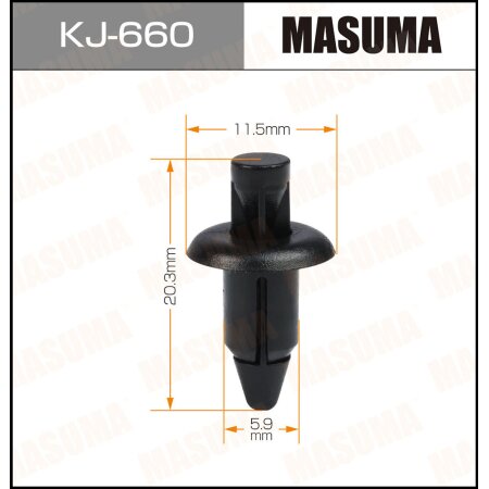 Retainer clip Masuma plastic, KJ-660