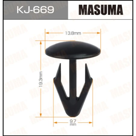 Retainer clip Masuma plastic, KJ-669