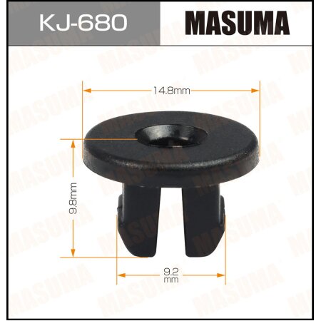 Retainer clip Masuma plastic, KJ-680