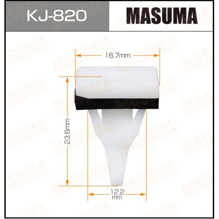 Retainer clip Masuma plastic, KJ-820