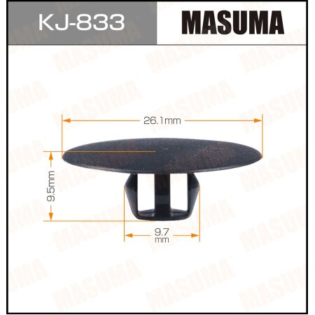 Retainer clip Masuma plastic, KJ-833