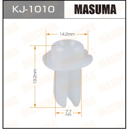 Retainer clip Masuma plastic, KJ-1010