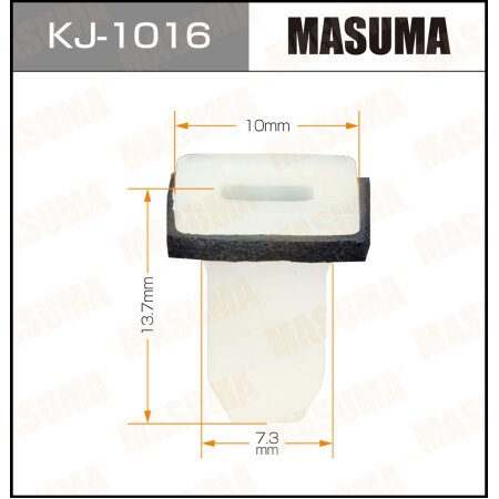 Retainer clip Masuma plastic, KJ-1016