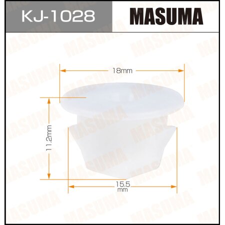 Retainer clip Masuma plastic, KJ-1028