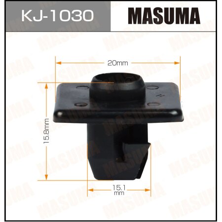 Retainer clip Masuma plastic, KJ-1030