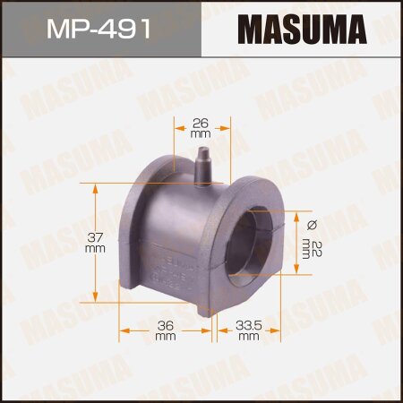 Stabilizer bar bushing Masuma, MP-491