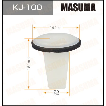 Retainer clip Masuma plastic, KJ-100